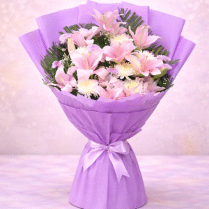 Lavender Dreams Lily Bouquet