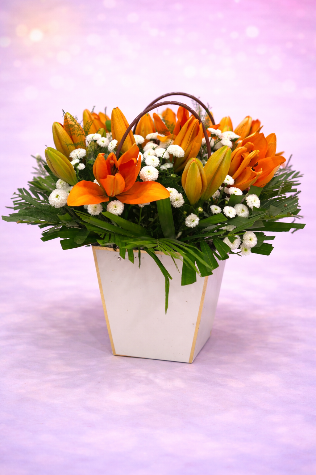 Golden Hour Orange Lily Box