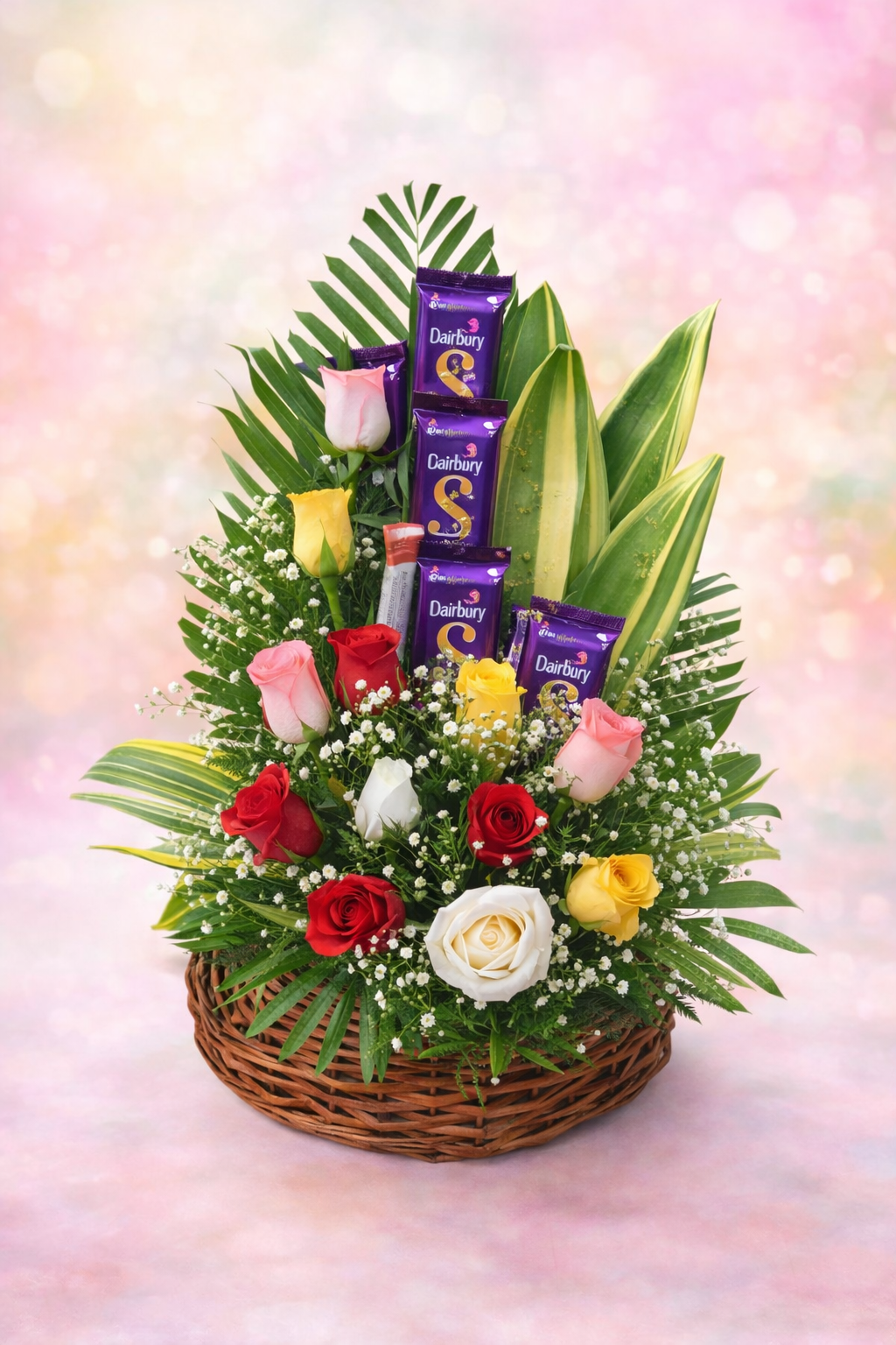 Garden Serenity Chocolate Basket