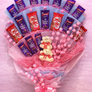 Sweetheart Snack & Snuggle Bouquet