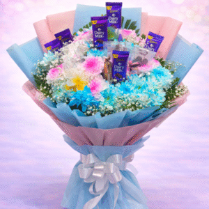 Royal Crimson & Gold Lily Basket