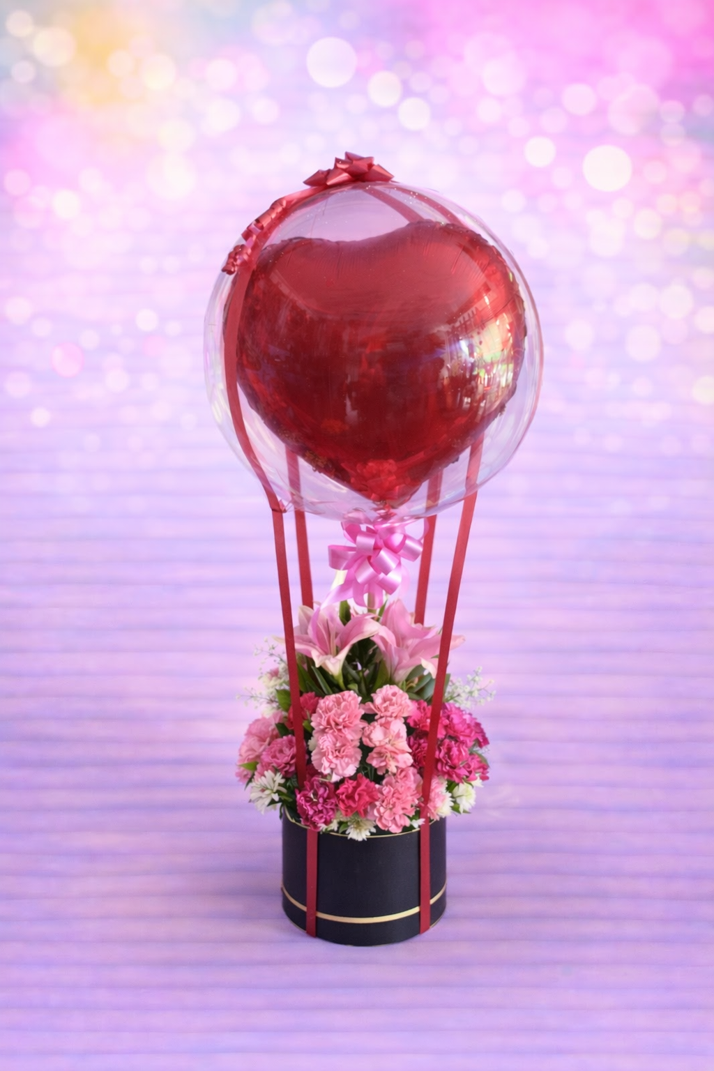 Crimson Heart Floating Love Box