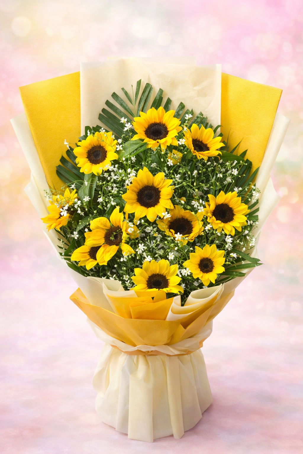 Golden Sunbeam Lush Bouquet