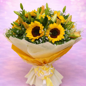 Golden Glow Sunflower Paradise