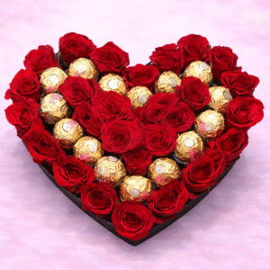 Golden Heart Ferrero & Rose Luxe Box