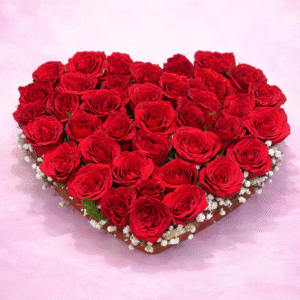 Crimson Heart Box Arrangement