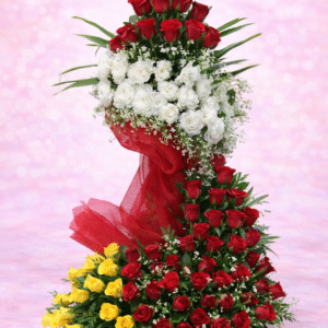 Vertical Grandeur 100 Rose Installation