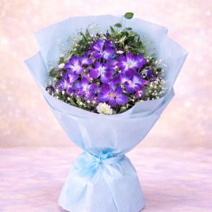 Azure Mist Orchid Bouquet