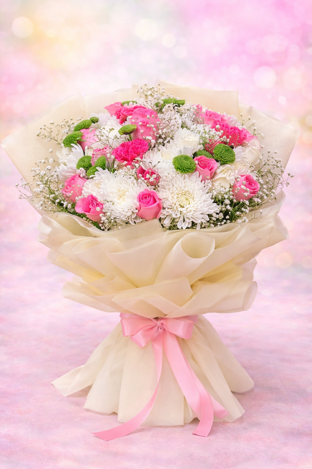 Pastel Harmony Rose & Bloom Bouquet