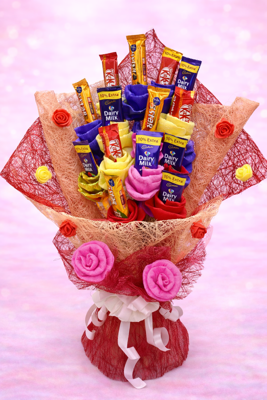 Gourmet Chocolate Garden Jute Bouquet