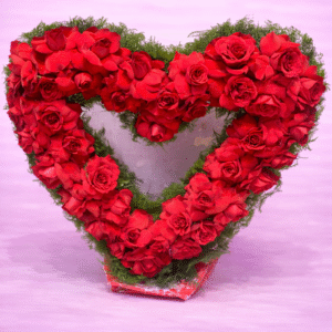 Eternal Heart Red Rose Arrangement
