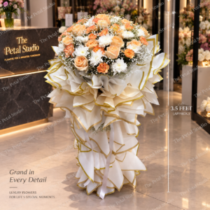 Grand Peach Gold Bouquet
