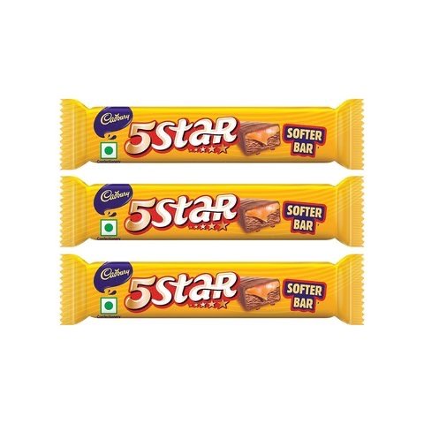 Cadbury 5 Star Softer Bar Pack - Cadbury 5 Star Softer Bar (Pack of 3) chocolate